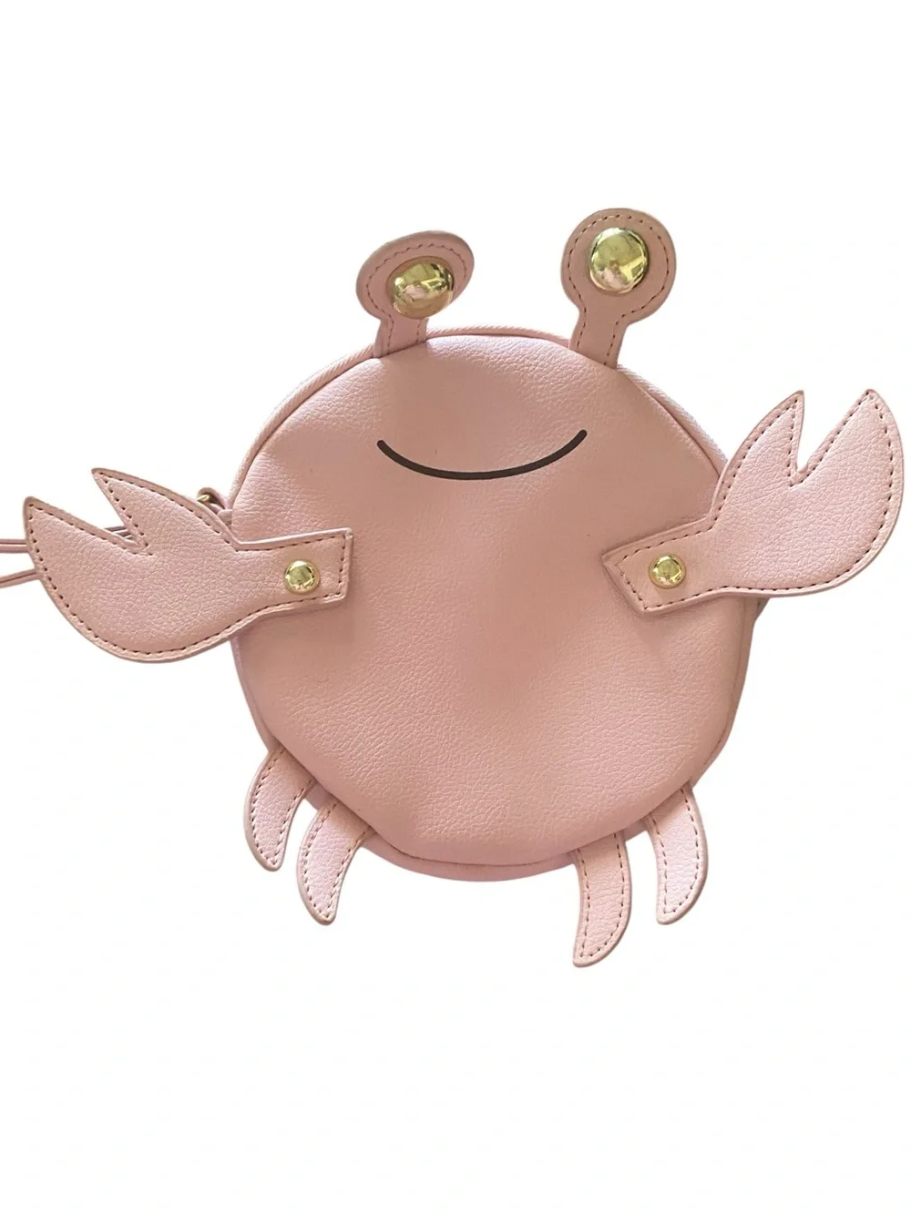 Betsey Johnson  Pink Crab Wristlet Purse Coin purse coastsl whimsical dopamine